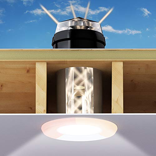 Sun Tunnel For Flat Roofing-Monodraught Sunpipe Kit-Extendable Rigid Solar Tube, Improves Natural Lighting In Home. Collects Outdoor Day Light & Transforms A Dark Room, Reduces Electric Lighting-450mm