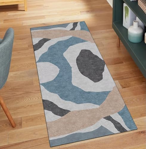 Alfombra de pasillo lavable y antideslizante para proteger el suelo de la cocina 2