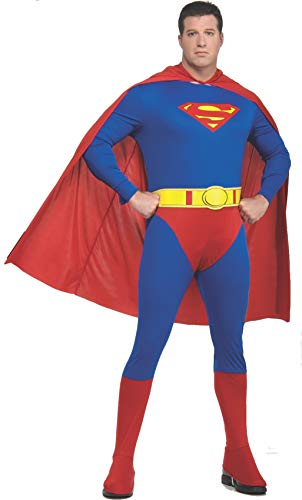 Rubie's Plus-Size Superman Complete Adult Costume, Blue/Red, One Size