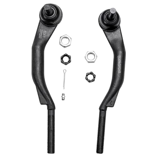 Image of Detroit Axle - 16pc Front End Kit for 2008-2009 Chevy Trailblazer GMC Envoy 2008 Saab 9-7X 2 Upper Control Arms 4 Ball Joints 4 Front Rear Sway Bar Links 4 Inner Outer Tie Rods 2 Boots Replacement