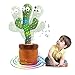 Kaktus Plüschtier,32 cm Kaktus Plüsch Spielzeug,Sprechender Kaktus,Tanzender Kaktus,Kuscheltier Kaktus,Elektronischer Kaktus Spielzeug,Aufnehmen Lernen zu sprechen Plüsch Puppe,Kaktus Spielzeug