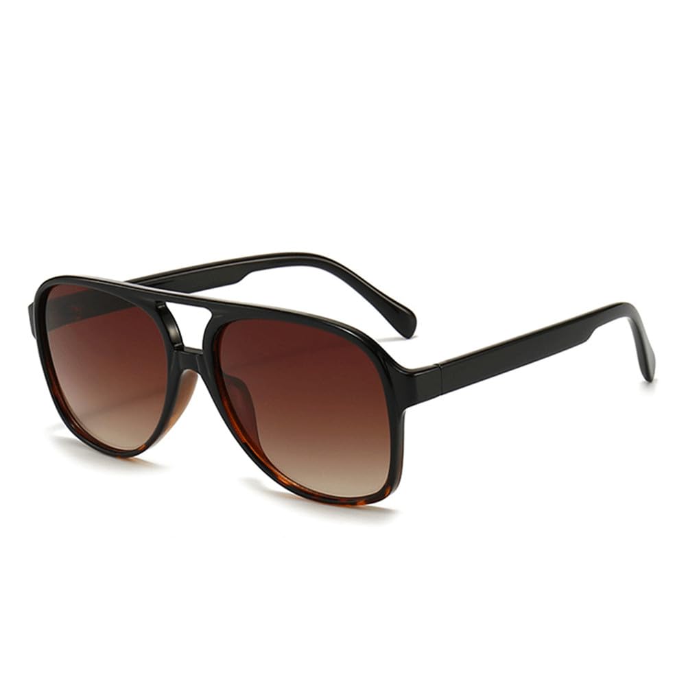 Nuevas Gafas de Sol polarizadas Retro 2026, Gafas de Sol para Mujer, Lentes Vintage para Hombre, Gafas de Sol Negras y Amarillas uv400
