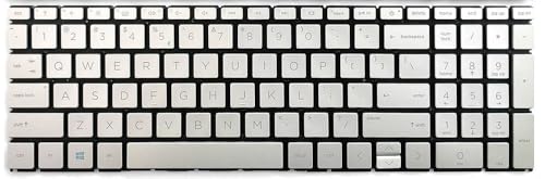 �����p FOR HP Pavilion 15-eh1000 15-eh1076AU 15-eh1080AU �i�V���o�[�j �݊����̂�������L�[�{�[�h