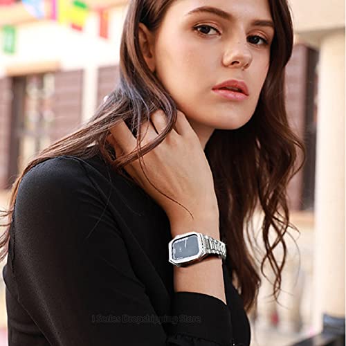 Mod set 45mm bracelet et boîtier diamant pour Apple Watch v7 - 7