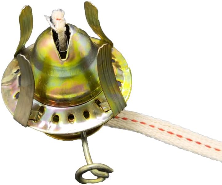 Miniatura 5 de Lámpara de aceite plana de algodón de 1 pulgada con mecha o lámpara de huracán, mechas de lámpara de aceite para lámparas de aceite, farol de