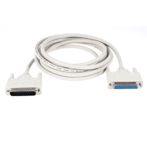 uxcell Male to Female DB25 Parallel Printer Extension Cable 8.6ft Long