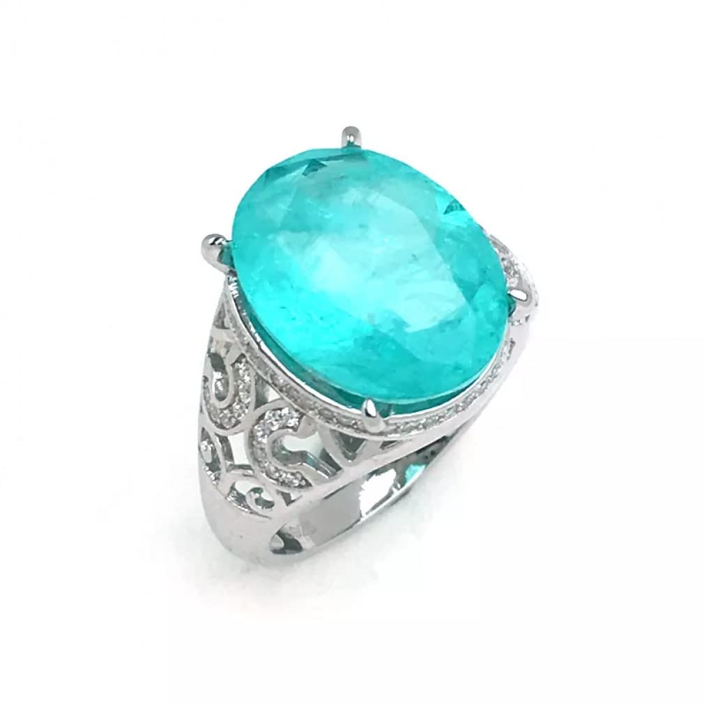 Bague tourmaline en argent 925 sterling pour femme éclat naturel au quotidien - 7