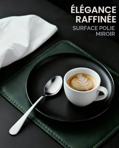 lulir 12 Pièces Cuillères à Café, 14 cm Petite Mini Cuillères à Expresso – vue 3