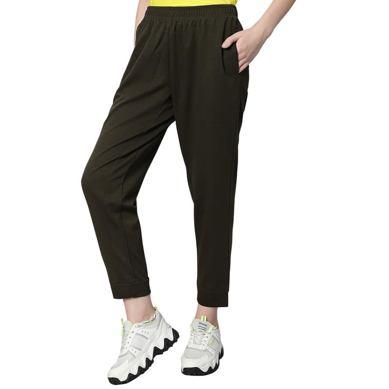 Image of omtex Comfy Womens Trouser with Pockets, Lightweight Quick Dry Athletic Workout Soft Pants for Gym, Yoga, Running