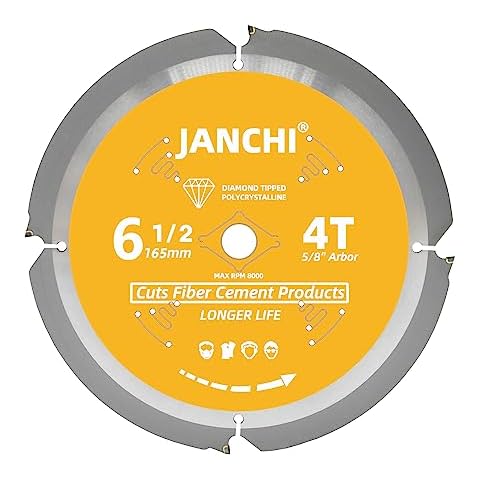 Janchi 6-1/2 Inch Fiber Cement Circular Saw Blade Cover