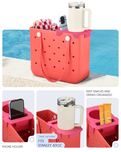 Accesorio Bandeja para Bolsa Bogg Mediana Color Rosa miniatura 4