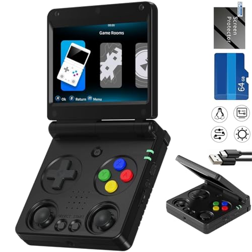 Flip Retro Handheld Game Console Retro Gaming Console 64G