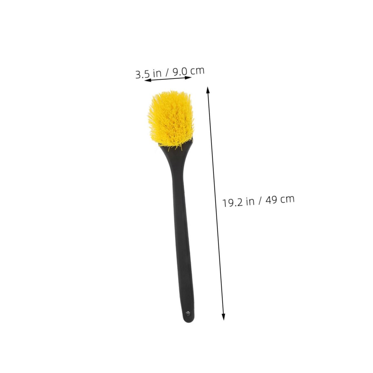 SOIMISS 2pezzi Spazzola per Pulizia Cerchi Auto Manico Setole Resistenti Kit per Detailing Auto e Pulizia Pneumatici Rimuove Sporco Efficacemente