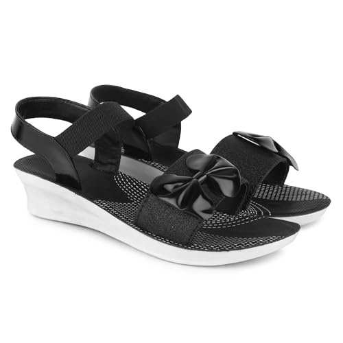 Image of Stylish and Comfortable Sandals with Bow Detail for Everyday Wear
