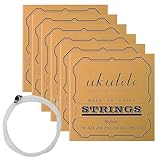 5 Stück Ukulele Ersatzsaiten Saiten Nylon Saiten für Anfänger, Profis, Musikliebhaber, Konzerte, Festivals, Studios