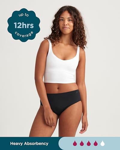 saalt Teen Brief Period Underwear - Leakproof Menstrual Underwear for Teen Girls - Full-Coverage Comfort3