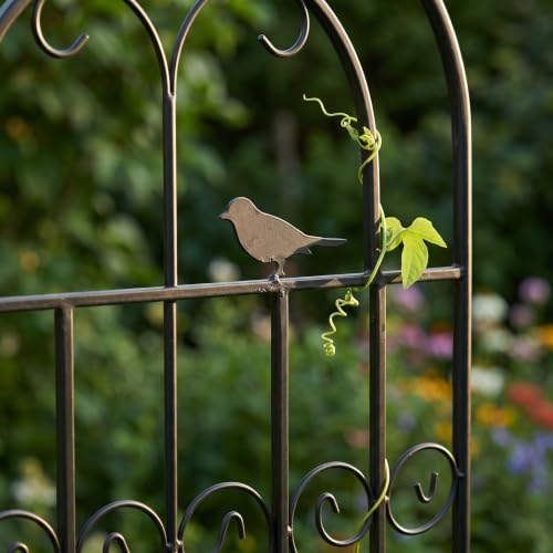Celosía Jardín Metal Verde de 200 cm Resistente Exterior 7