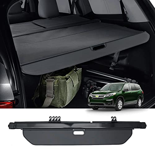 Powerty Fit for Cargo Cover Honda Pilot EX-L Elite Touring 2016-2020 2021 2022 Retractable Trunk Shielding ShadeÂ Cargo Luggage CoverÂ (Updated Version:no Gap)(Does NOT fit Honda Pilot EX 2016)
