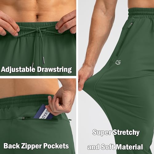 G Gradual Men's Sweatpants with Zipper Pockets Tapered Joggers for Men Athletic Pants for Workout, Jogging, Running - Image 6