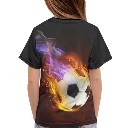 Image of JEOCODY Boys Girls Graphic Tees Funny 3D Printed Short Sleeve T-Shirts 3-16T