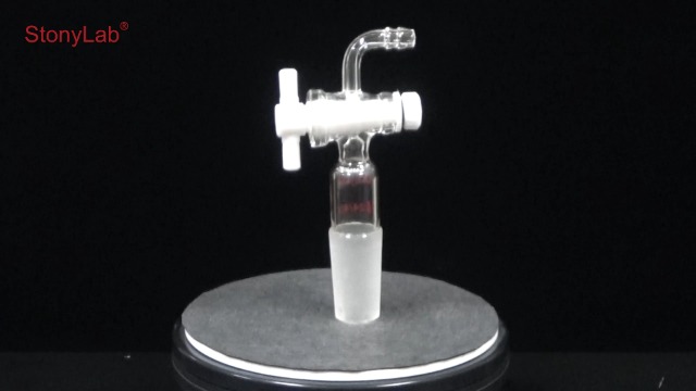 Adattatore Per Termometro In Vetro 24/40 - Per Apparecchiature Di Distillazione, Altezza 80 Mm - Foto 2