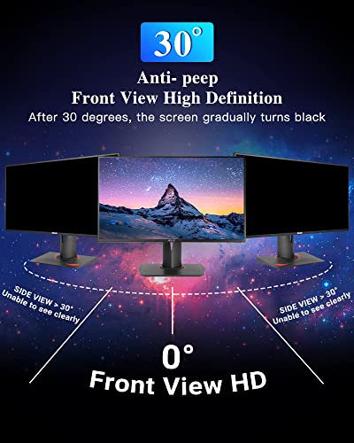 PYS [2-Pack 27 Inch Computer Privacy Screen Filter for 16:9 Widescreen Monitor, Easy Removable Privacy Filter - Image 4