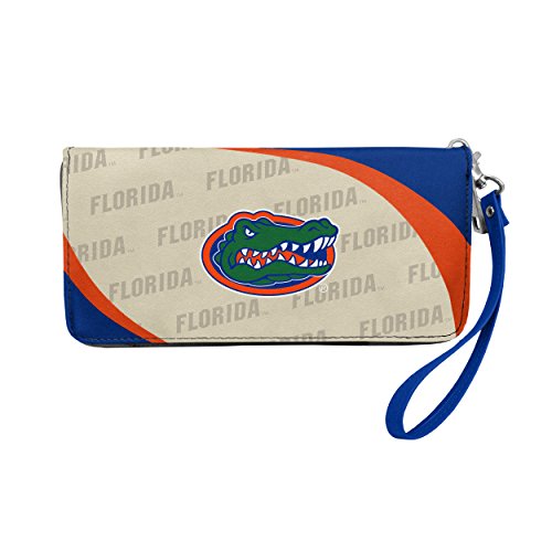 Littlearth NCAA Florida Gators Curve Zip Organizer, Team Color, 8" x 4" x 1"