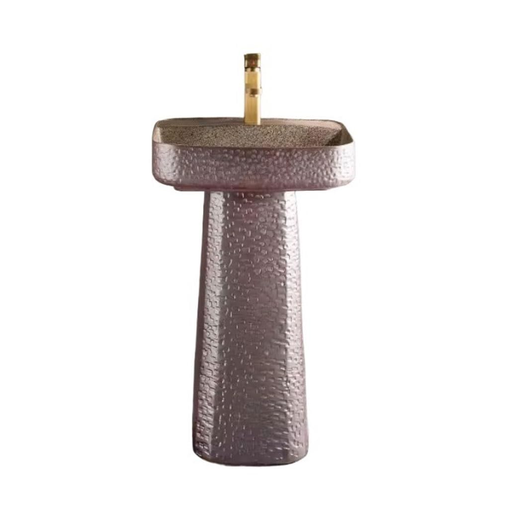 NEBE Bathroom Sink Courtyard Vertical Basin Outdoor Retro Wash Home Balcony Column