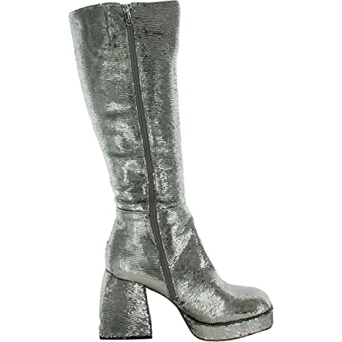 Image of Sam Edelman Kylie Sequin Stardust Silver 7.5 M