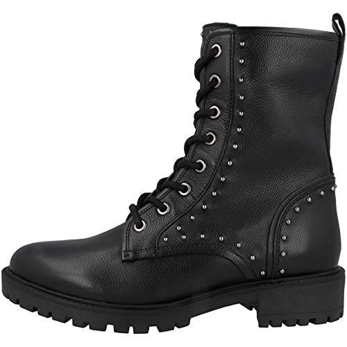 Geox Hoara B bottines femme cuir noir 37 chaussures respirantes