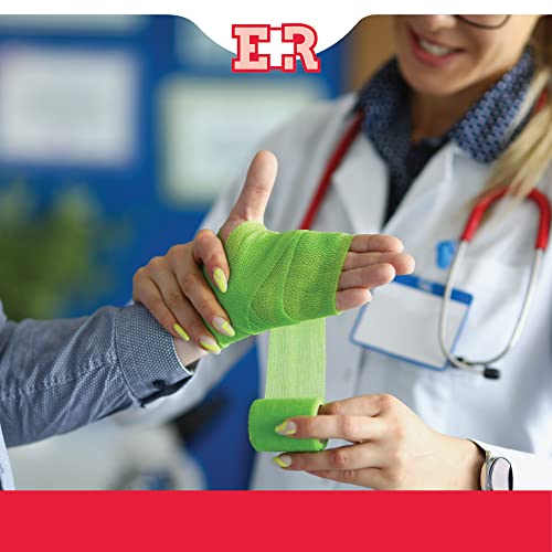 Ever Ready First Aid Self Adherent Cohesive Bandages 2" X 5 Yards - 6 Count, Rainbow Colors #TOP2