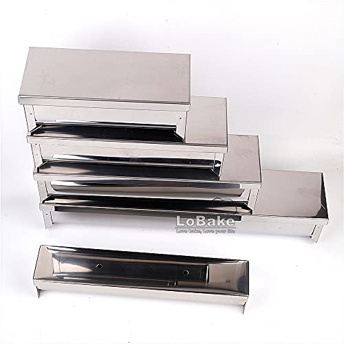 5 Styles Long Design Half Round Sylinder Shape Stainless Steel Bread Mold Metal Cake Mould Toast Box Loaf Pan Tin Diy Bakeware (18.5Cm) #TOP6
