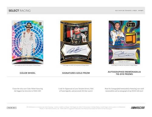Boîte Panini Select NASCAR Racing 2025 le cadeau idéal pour fans de course