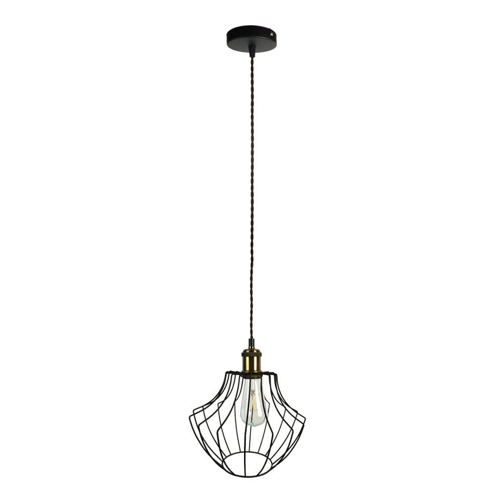 Lámpara Colgante Estilo Industrial E27 Vintage de Techo para Granja