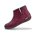Produktbild Glerups Filz Hausschuhe Herren und Damen (Größe 35) | Komfortabler Hausstiefel Damen & Herren mit Natürlicher Gummisohle | Filzstiefel Herren & Damen Winter | Comfortable Slippers Women & Men