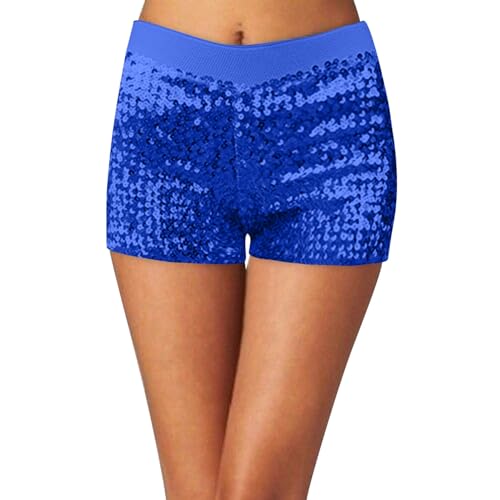 Short disco paillettes brillant mini et extensible pour la danse WWricotta