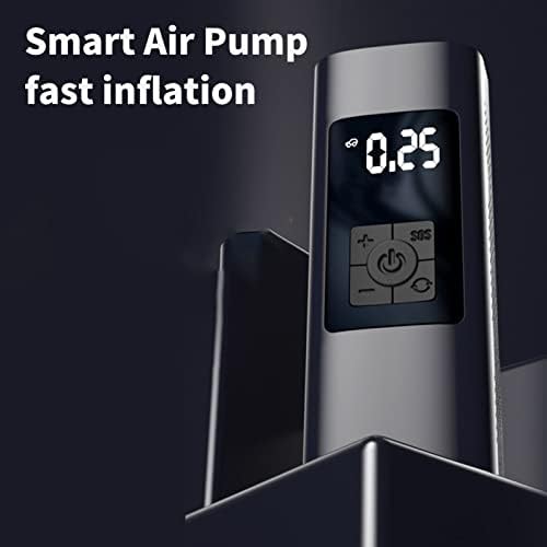 XIYINLI Smart Air Pump Portable Car Air Compressor Tire Inflator Air Pump for Car Bike Tires Electric Tire Inflator Tire Pump for Car Bike Motorcycle Ball Wire/Wireless