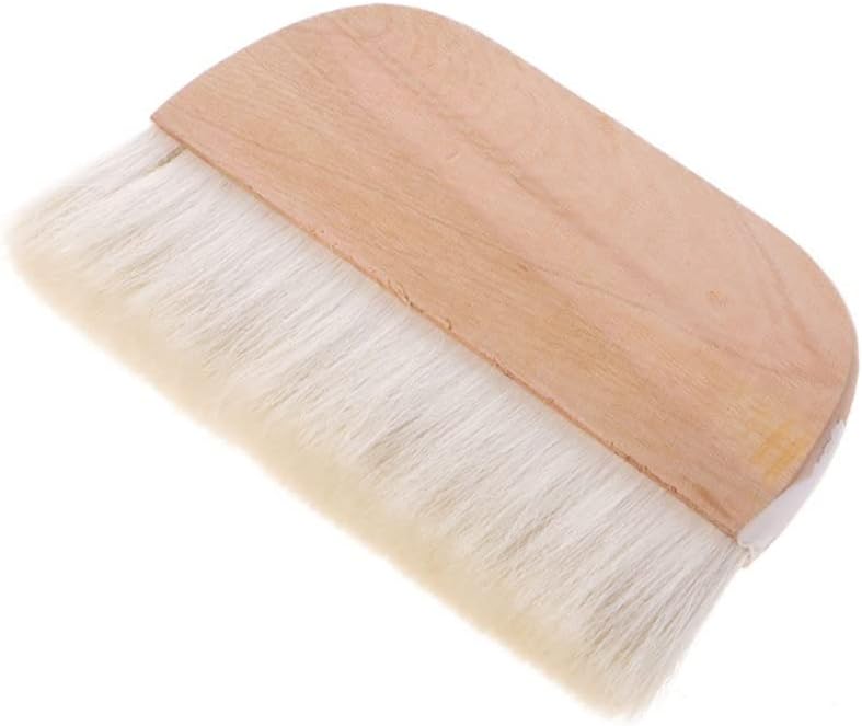 8in Wooden Handle Art Supplies Watercolor Brush Goat Hair Hake Paint