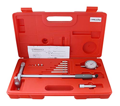 Accusize Industrial Tools 6-10'' By 0.0005'' Dial Bore Gauge Set, 6'' Stem Length, Ee20-5010 #TOP30