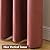 MIULEE Dusty Rose Pink Velvet Curtains Thermal Insulated Blackout Curtain Drapes for Bedroom Living Room Darkening 84 Inches Long Curtains Panels Rod Pocket Set of 2