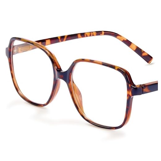 miyya Blue Light Blocking Glasses for Women, Blue Light Glasses for Women Oversized Fashion Vintage Fake