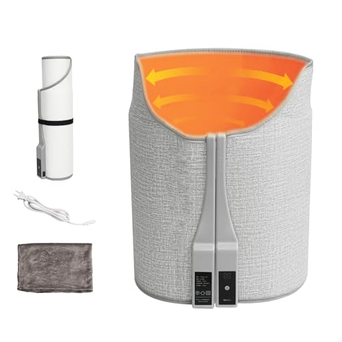 kaitou パネルヒーター ラウンド型 PSE認証 360度 遠赤外線 省エネ 足元 デスクヒーター 電気ヒーター ミニこたつ 暖房器具 (グレー)