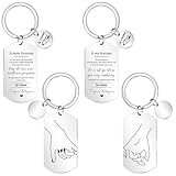 Contenu : Ce lot comprend 2 porte-clés Saint-Valentin en acier inoxydable. Ce porte-clés personnalisé est le cadeau idéal pour votre partenaire et lui témoigner votre amour.