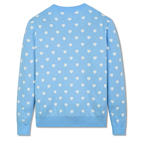 Boboyoyo Girls Cardigans 100% Cotton Kids Heart Cardigan Sweater Long Sleeve Toddler Girl Soft Knit Cardigan #TOP1