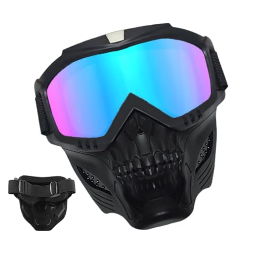 Motorradbrille - ATV Dirt Bike Off Road Racing MX Reitbrille | Anti-Kratzer-staubdichtes, biegbares Brillen | Airsoft -Schutzbrillen Masque Verstellbares Riemen Erwachsene Radsportmoteln Motocross Motorradbrille - ATV Dirt Bike Off Road Racing MX Reitbrille | Anti-Kratzer-staubdichtes, biegbares Brillen | Airsoft -Schutzbrillen Masque Verstellbares Riemen Erwachsene Radsportmoteln Motocross
