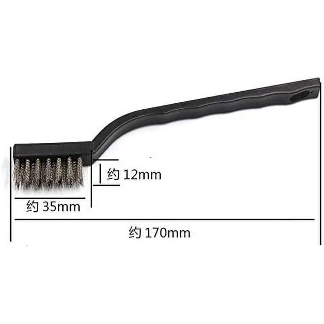 Image of Wire Brush Cleaning Brush Tool Steel Brass Nylon Metal Cleaning Polishing Rust Brush Metal Cleaning Brush Tool Fashion Abrasive Brushes