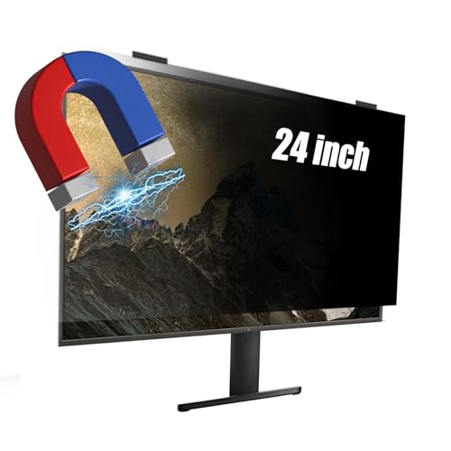 Evita miradas y fatiga con esta pantalla de privacidad de computadora de 24" y filtro anti luz azul