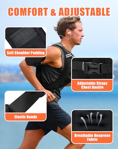 Image of HOMESURE Weighted Vest with Reflective Stripe