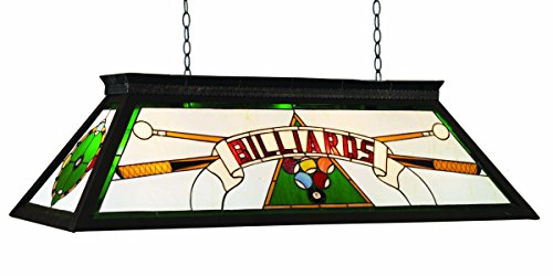 RAM Gameroom Products 44-Inch Billiard Table Light with KD Frame, Green, 44-Inch