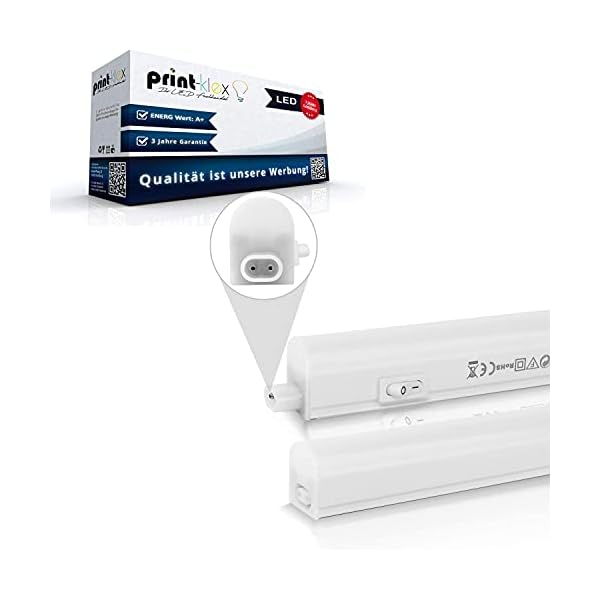 Print-Klex LED Unterbauleuchte 120cm 1400 LM Lichtleiste 14W 4000K-Neutralweiß 230V Küchen Schrank Leuchte – Bild 6